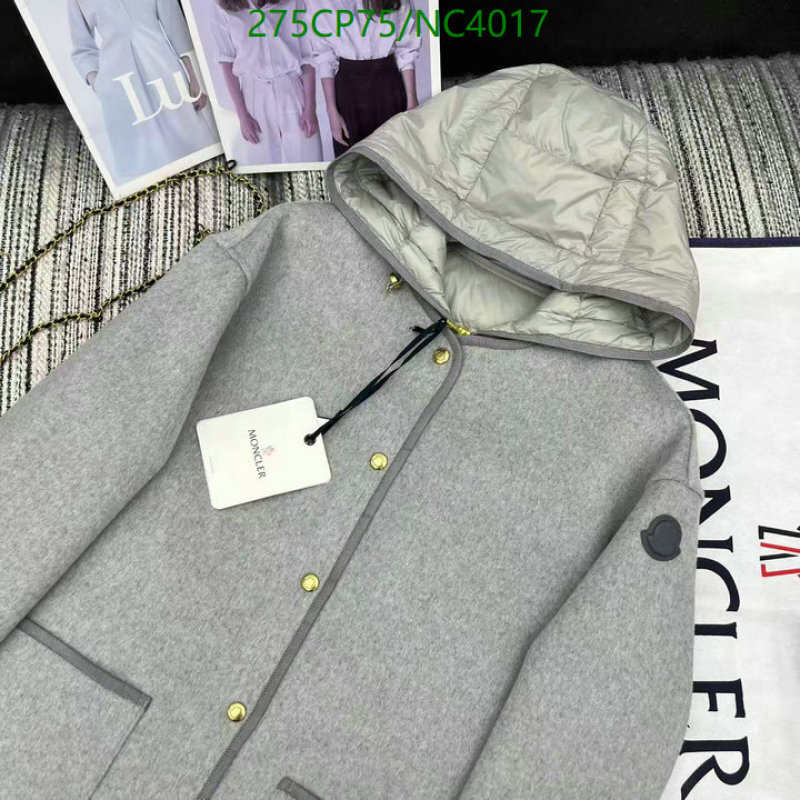 Moncler-Down jacket Women Code: NC4017 $: 275USD