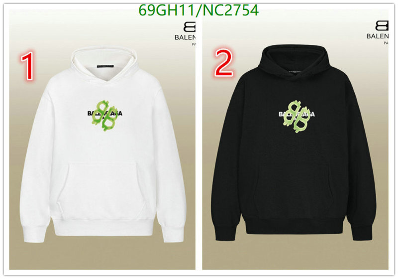 Balenciaga-Clothing Code: NC2754 $: 69USD