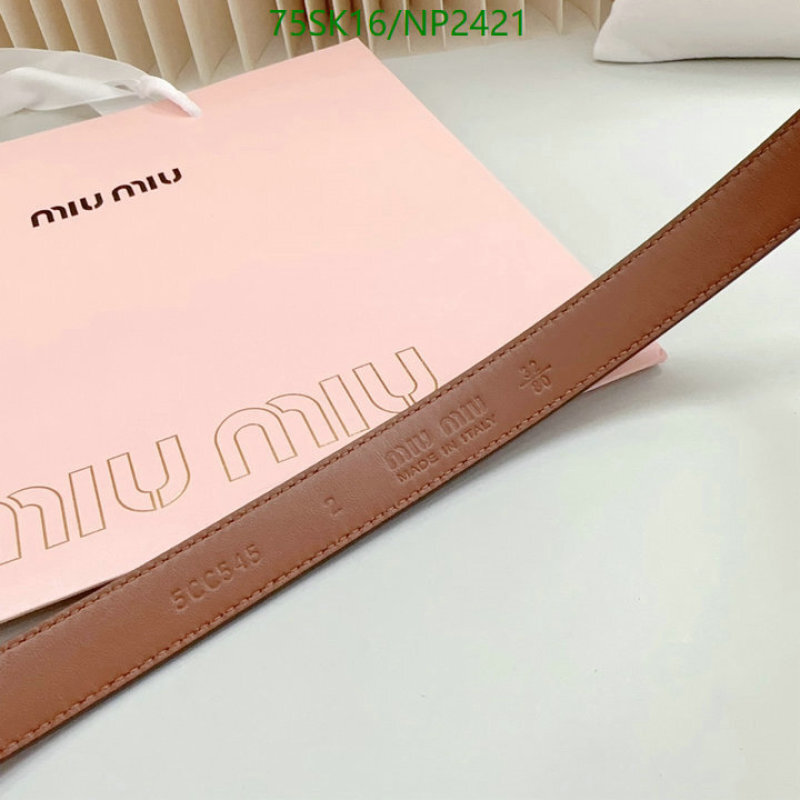 MIU MIU-Belts Code: NP2421 $: 75USD