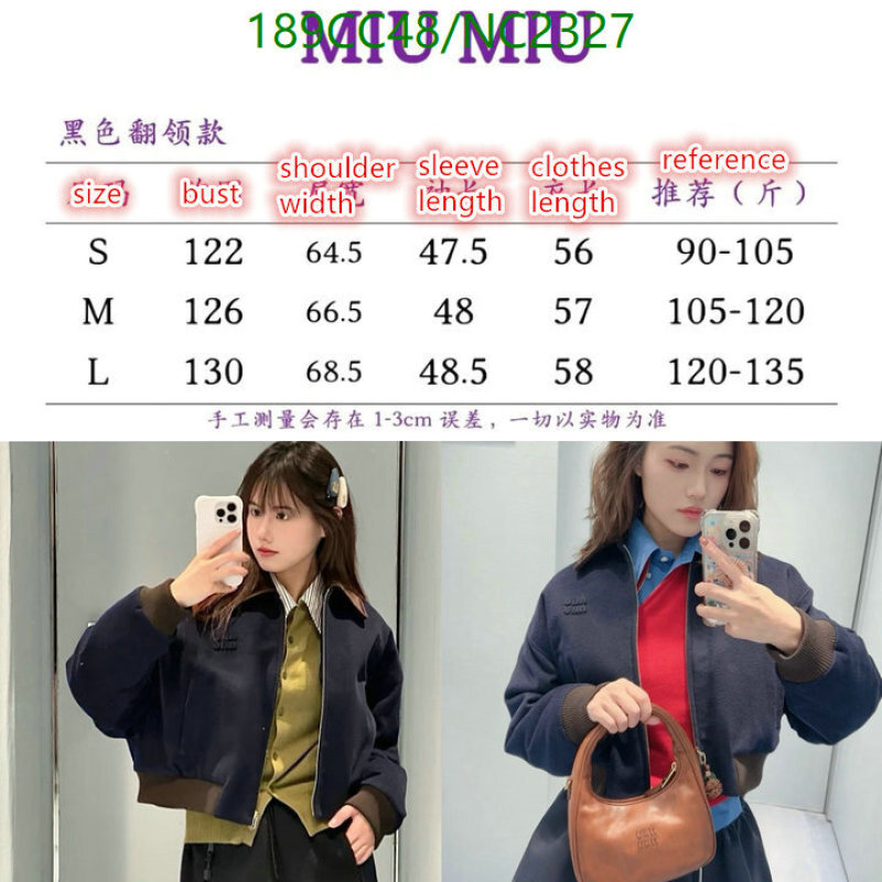 Miu Miu-Down jacket Women Code: NC2327 $: 189USD