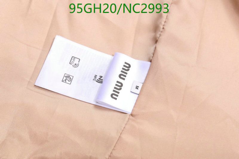 MIUMIU-Clothing Code: NC2993 $: 95USD