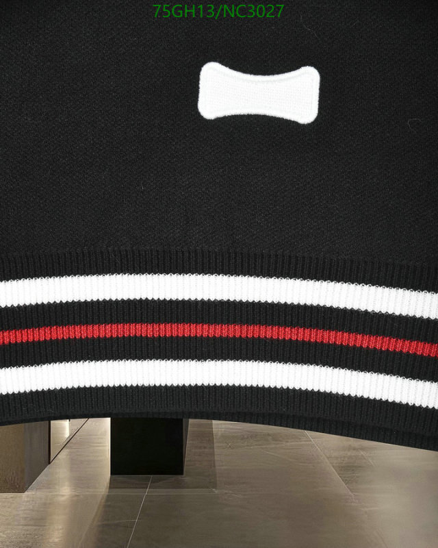 Thom Browne-Clothing Code: NC3027 $: 75USD