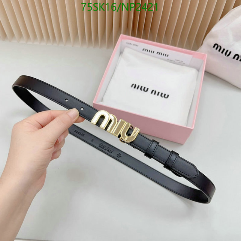 MIU MIU-Belts Code: NP2421 $: 75USD