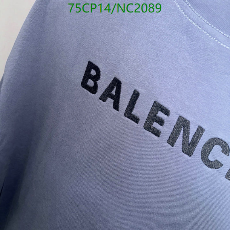 Balenciaga-Clothing Code: NC2089 $: 75USD