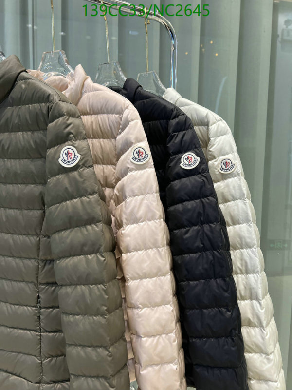 Moncler-Down jacket Women Code: NC2645 $: 139USD