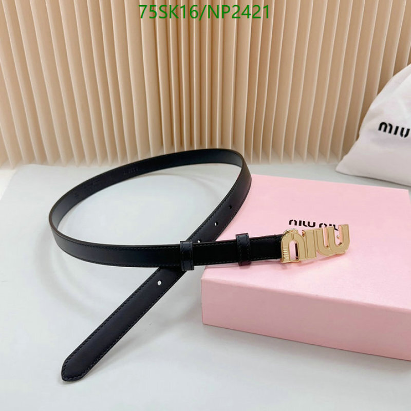 MIU MIU-Belts Code: NP2421 $: 75USD