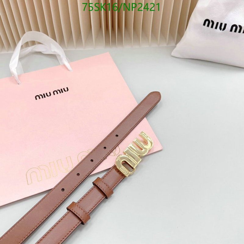 MIU MIU-Belts Code: NP2421 $: 75USD