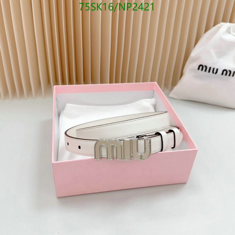MIU MIU-Belts Code: NP2421 $: 75USD