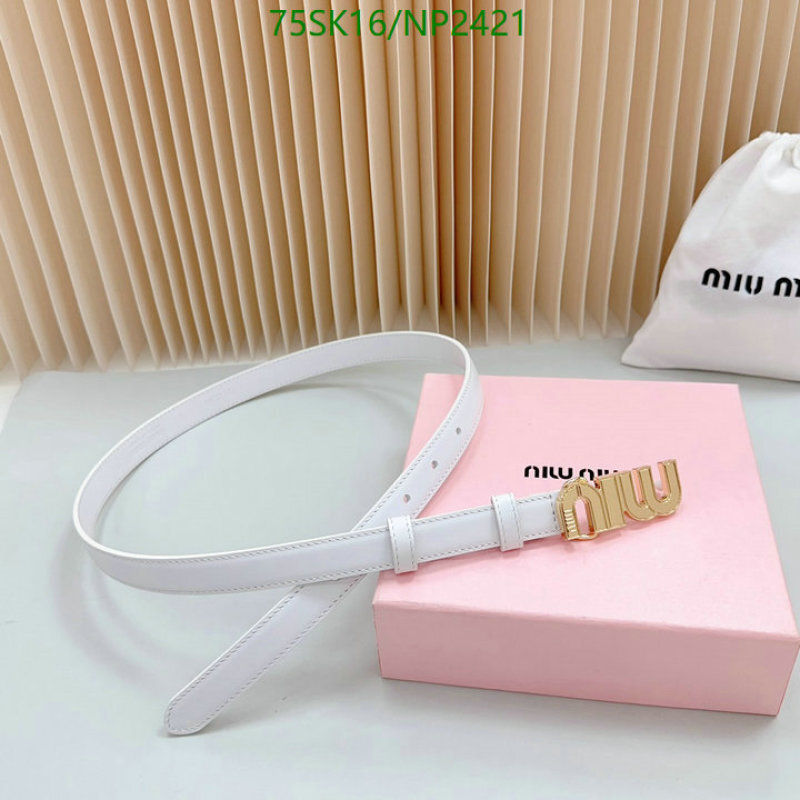 MIU MIU-Belts Code: NP2421 $: 75USD