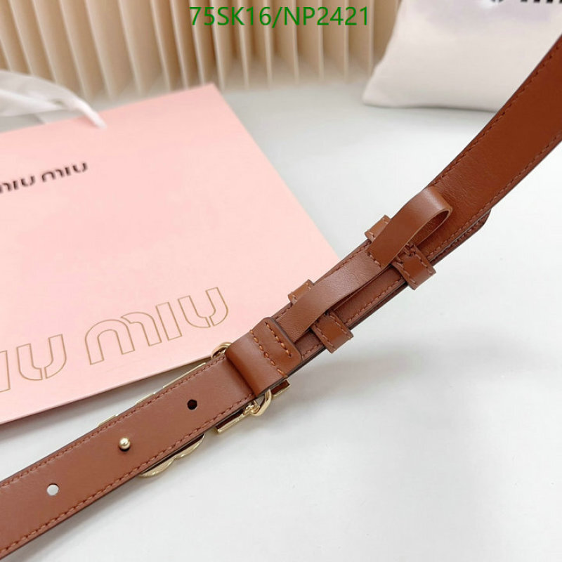 MIU MIU-Belts Code: NP2421 $: 75USD