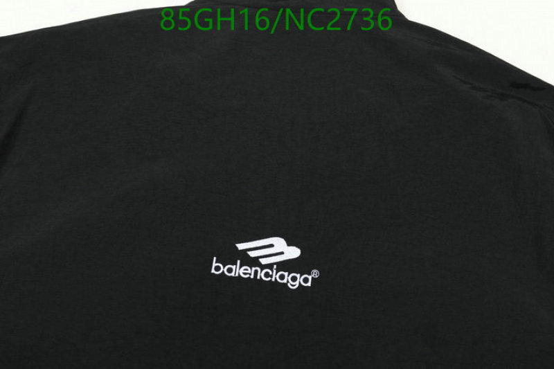 Balenciaga-Clothing Code: NC2736 $: 85USD