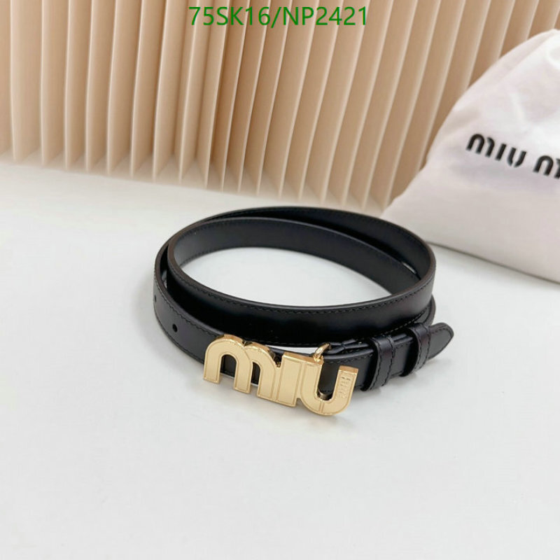 MIU MIU-Belts Code: NP2421 $: 75USD