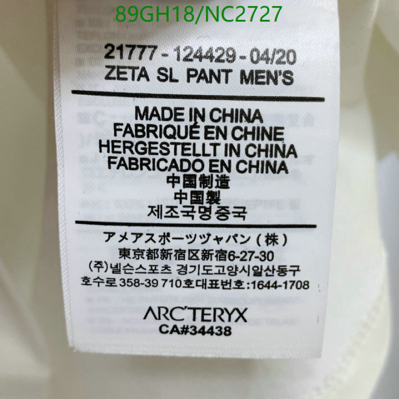 ARCTERYX-Clothing Code: NC2727 $: 89USD