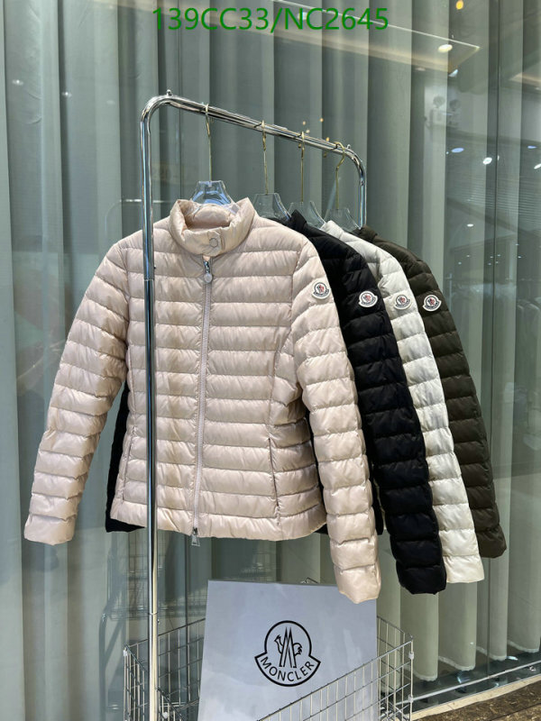 Moncler-Down jacket Women Code: NC2645 $: 139USD