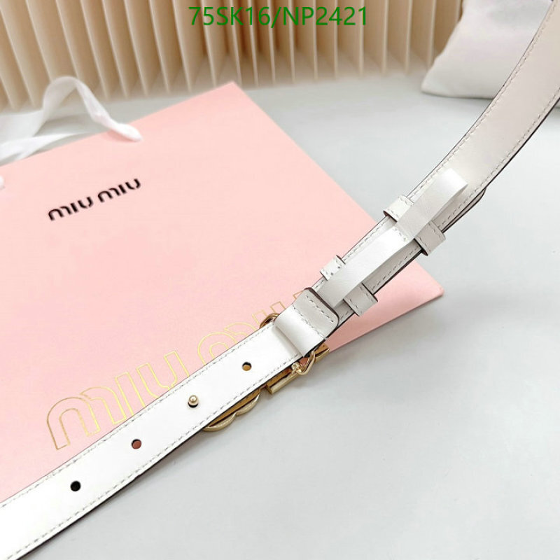 MIU MIU-Belts Code: NP2421 $: 75USD
