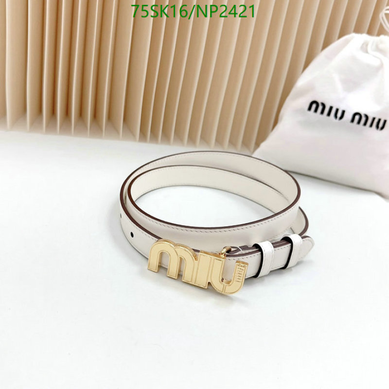 MIU MIU-Belts Code: NP2421 $: 75USD