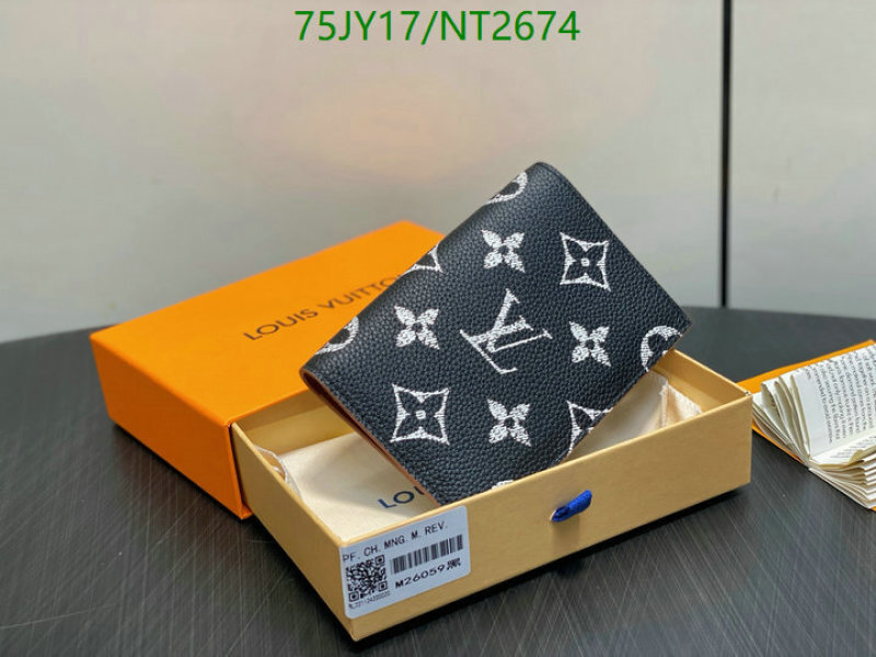 LV-Wallet Mirror Quality Code: NT2674 $: 75USD