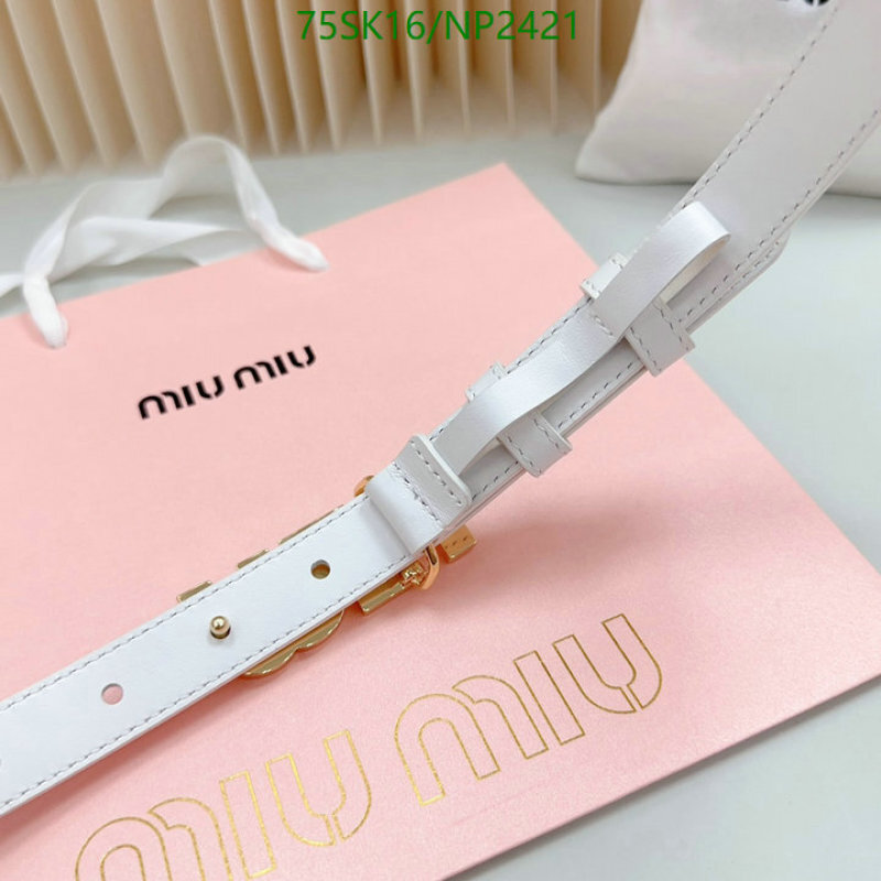 MIU MIU-Belts Code: NP2421 $: 75USD