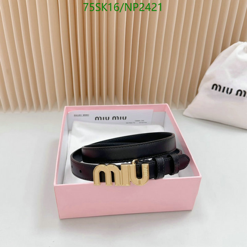 MIU MIU-Belts Code: NP2421 $: 75USD