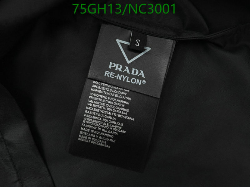 Prada-Clothing Code: NC3001 $: 75USD