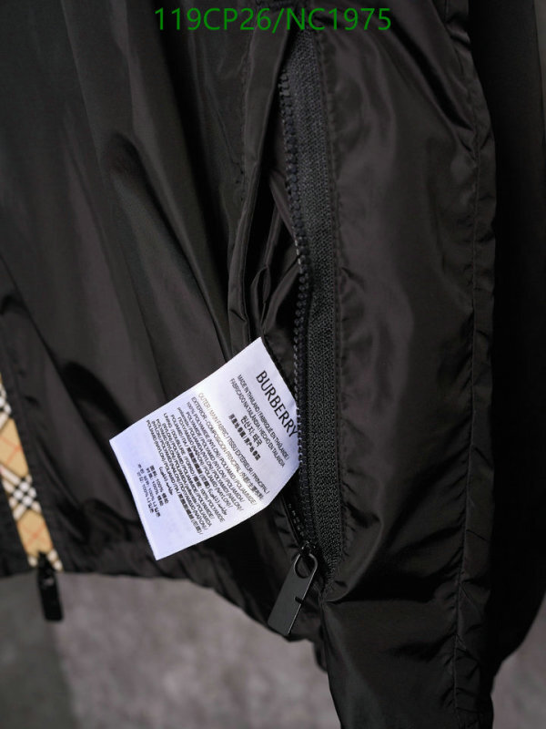 Burberry-Clothing Code: NC1975 $: 119USD