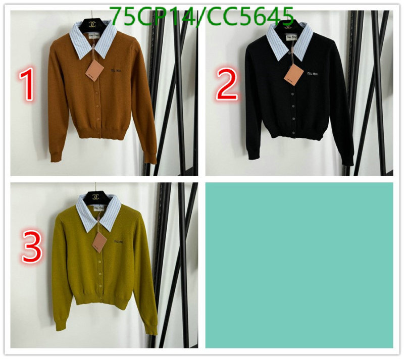 MIUMIU-Clothing Code: CC5645 $: 75USD