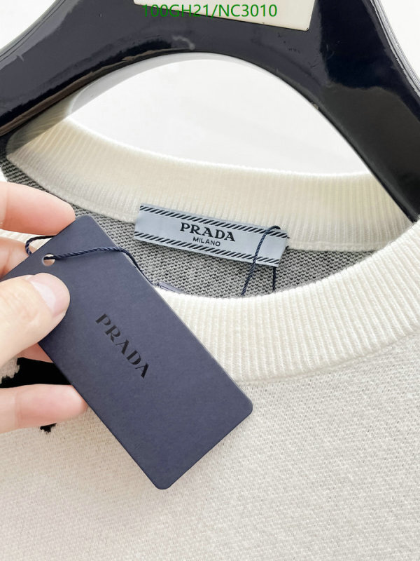 Prada-Clothing Code: NC3010 $: 100USD