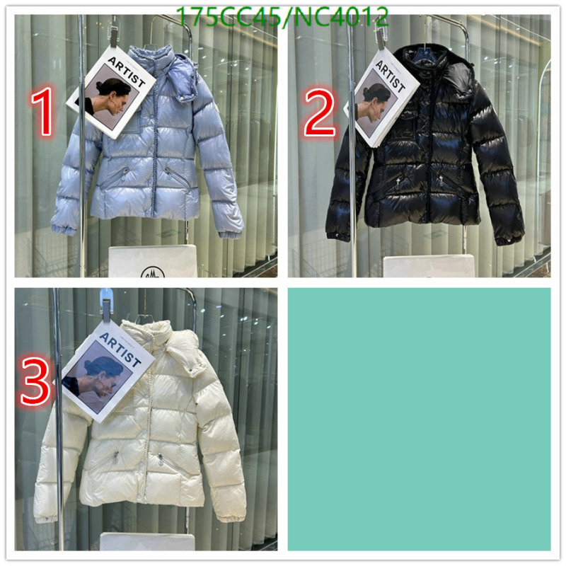 Moncler-Down jacket Women Code: NC4012 $: 175USD
