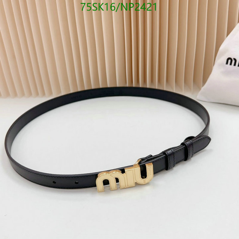 MIU MIU-Belts Code: NP2421 $: 75USD