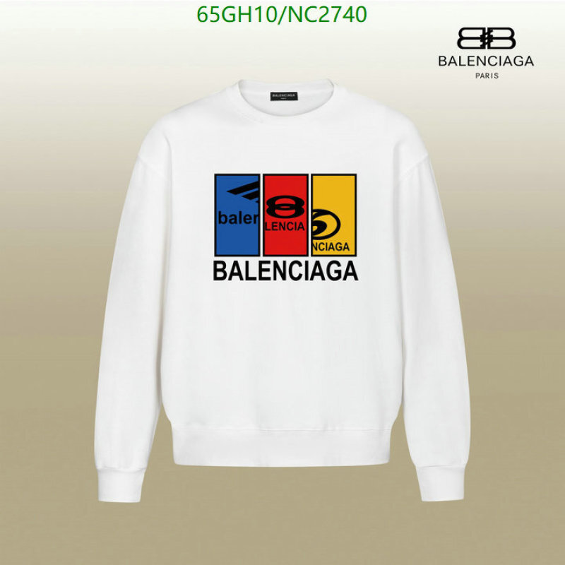 Balenciaga-Clothing Code: NC2740 $: 65USD