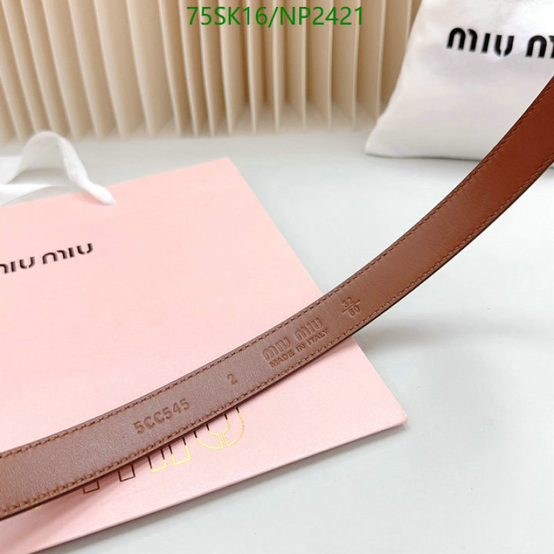 MIU MIU-Belts Code: NP2421 $: 75USD