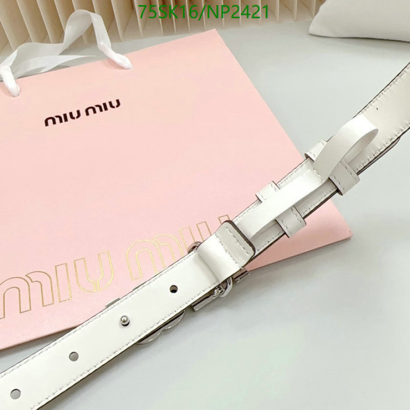 MIU MIU-Belts Code: NP2421 $: 75USD