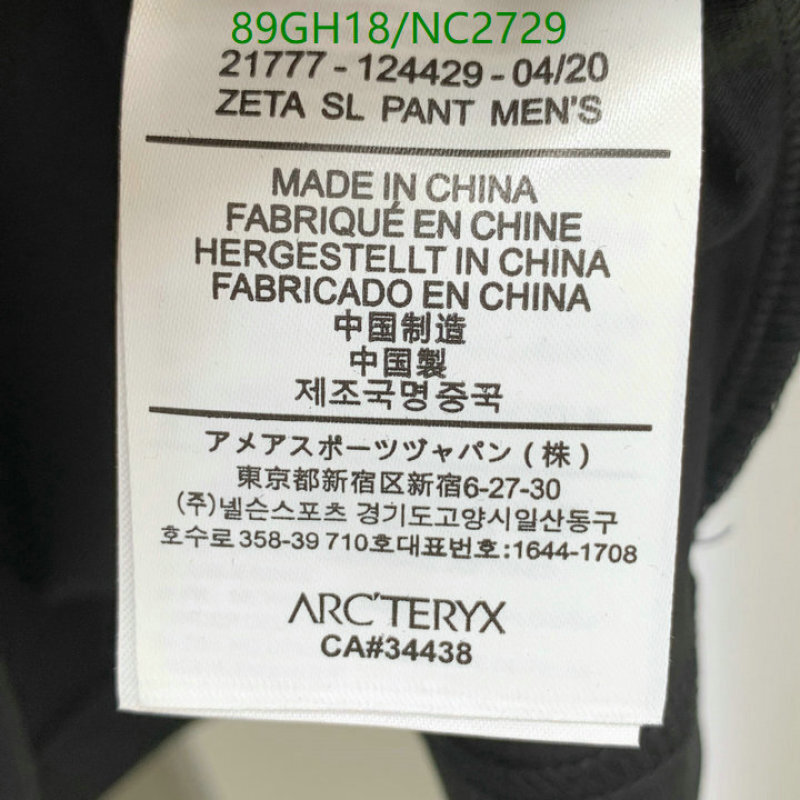 ARCTERYX-Clothing Code: NC2729 $: 89USD