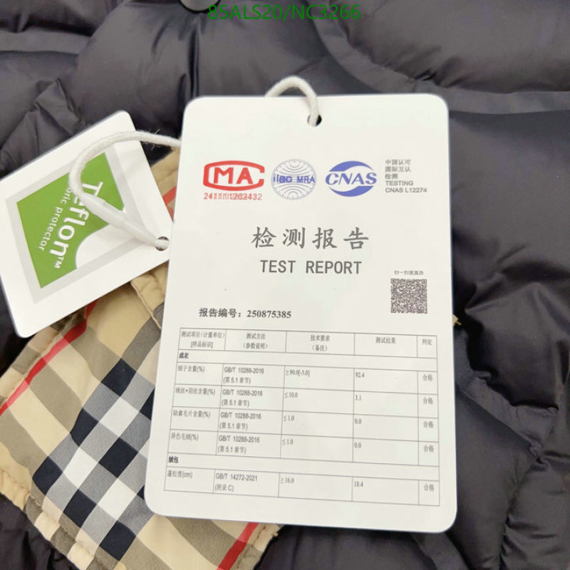 Burberry-Kids Clothing Code: NC3266 $: 85USD