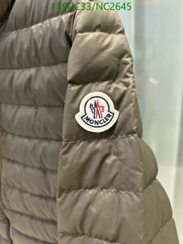 Moncler-Down jacket Women Code: NC2645 $: 139USD