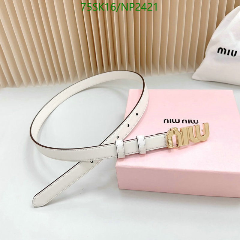 MIU MIU-Belts Code: NP2421 $: 75USD