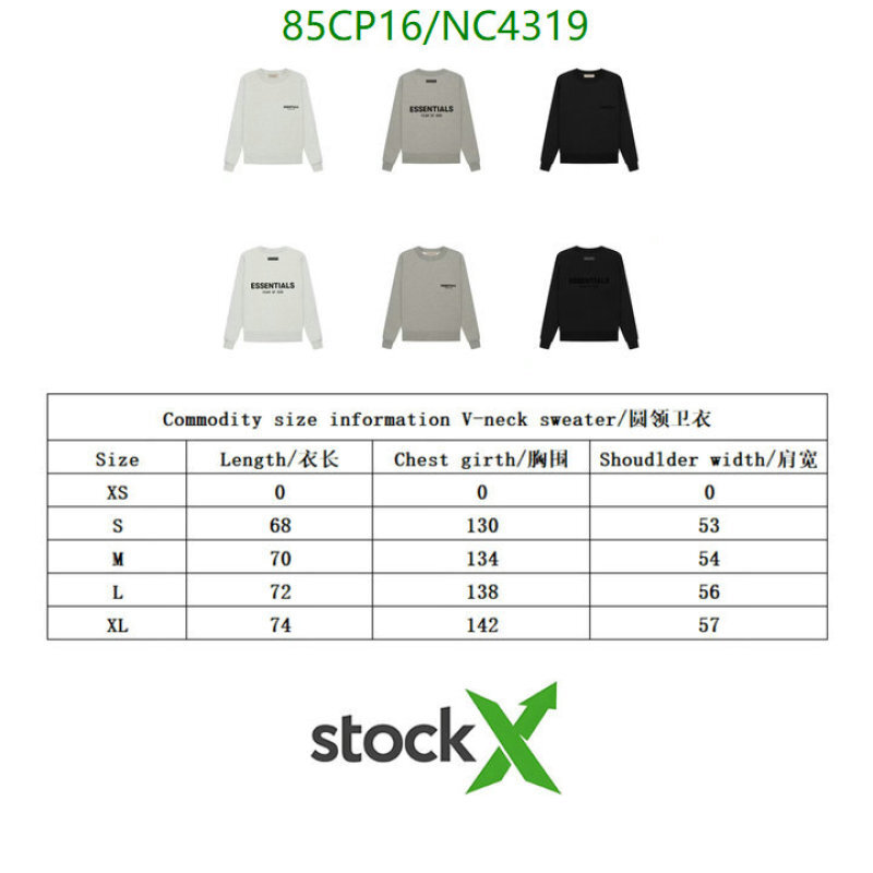 Essentials-Clothing Code: NC4319 $: 85USD