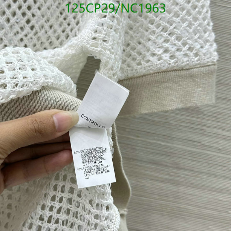 Brunello Cucinelli-Clothing Code: NC1963 $: 125USD
