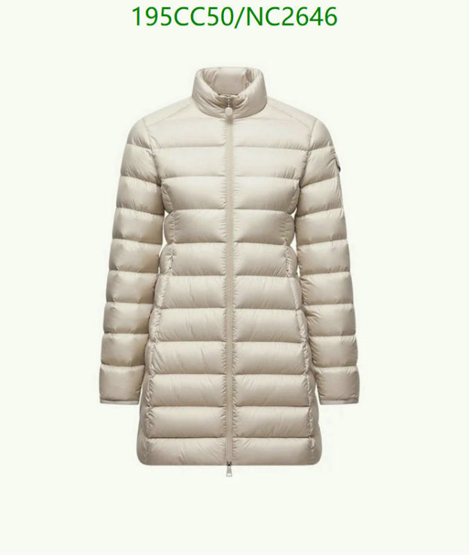 Moncler-Down jacket Women Code: NC2646 $: 195USD