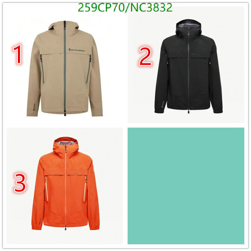 Moncler-Down jacket Men Code: NC3832 $: 259USD