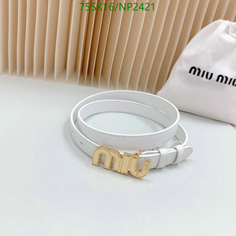 MIU MIU-Belts Code: NP2421 $: 75USD