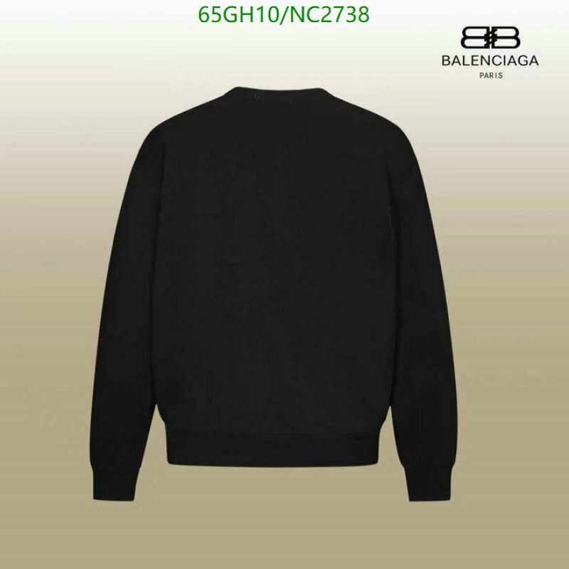 Balenciaga-Clothing Code: NC2738 $: 65USD