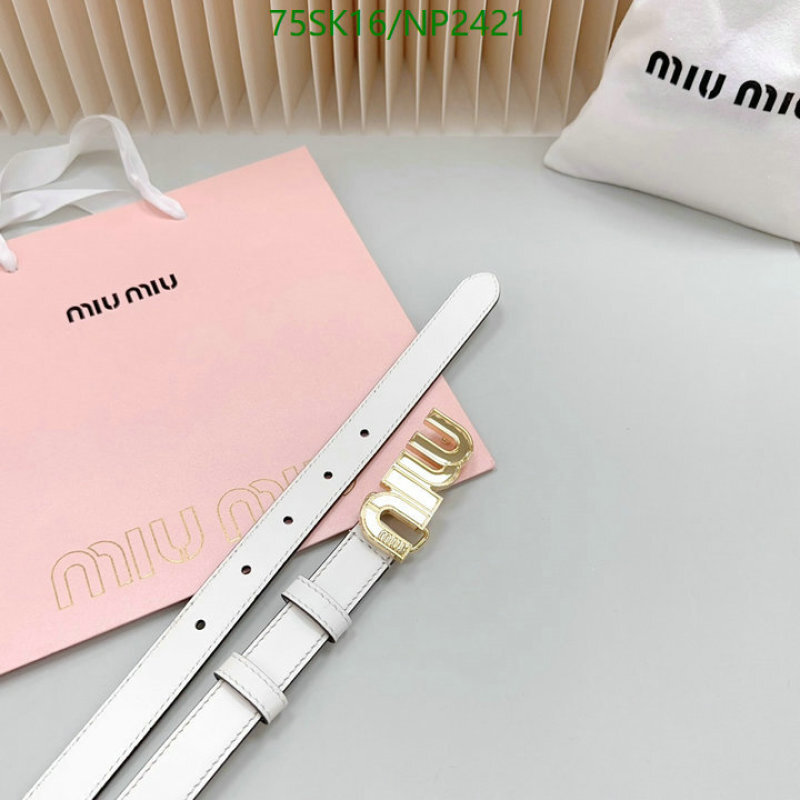 MIU MIU-Belts Code: NP2421 $: 75USD