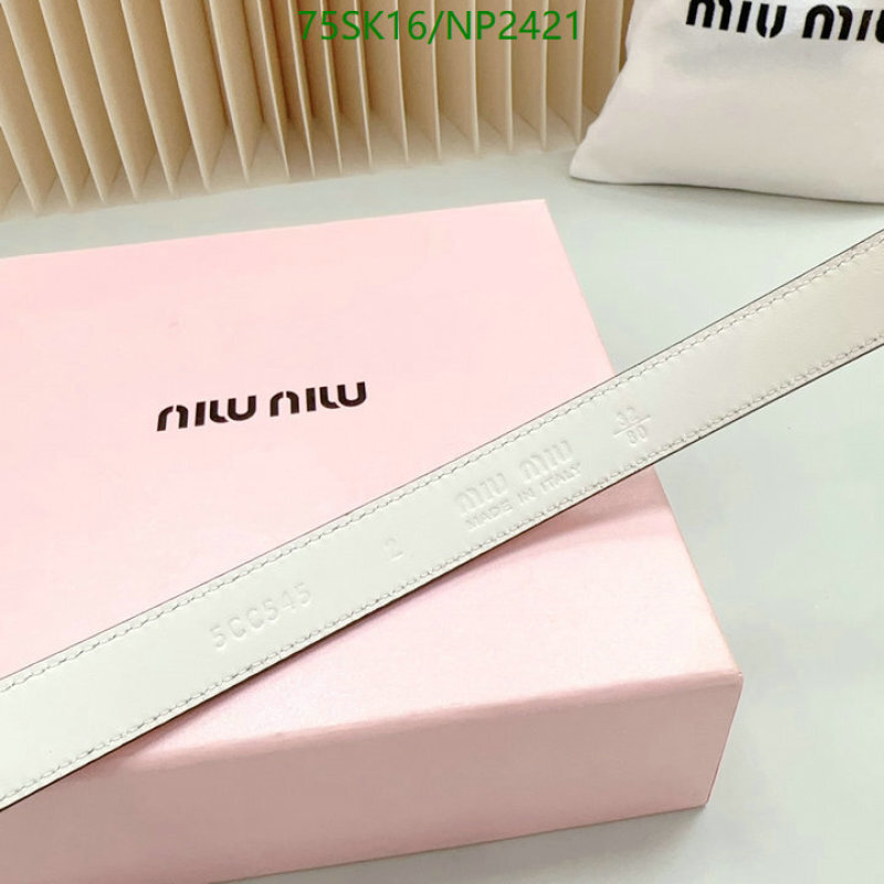MIU MIU-Belts Code: NP2421 $: 75USD