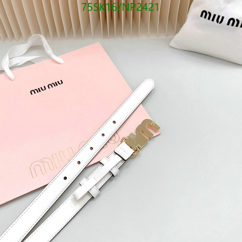 MIU MIU-Belts Code: NP2421 $: 75USD