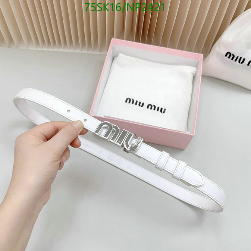 MIU MIU-Belts Code: NP2421 $: 75USD