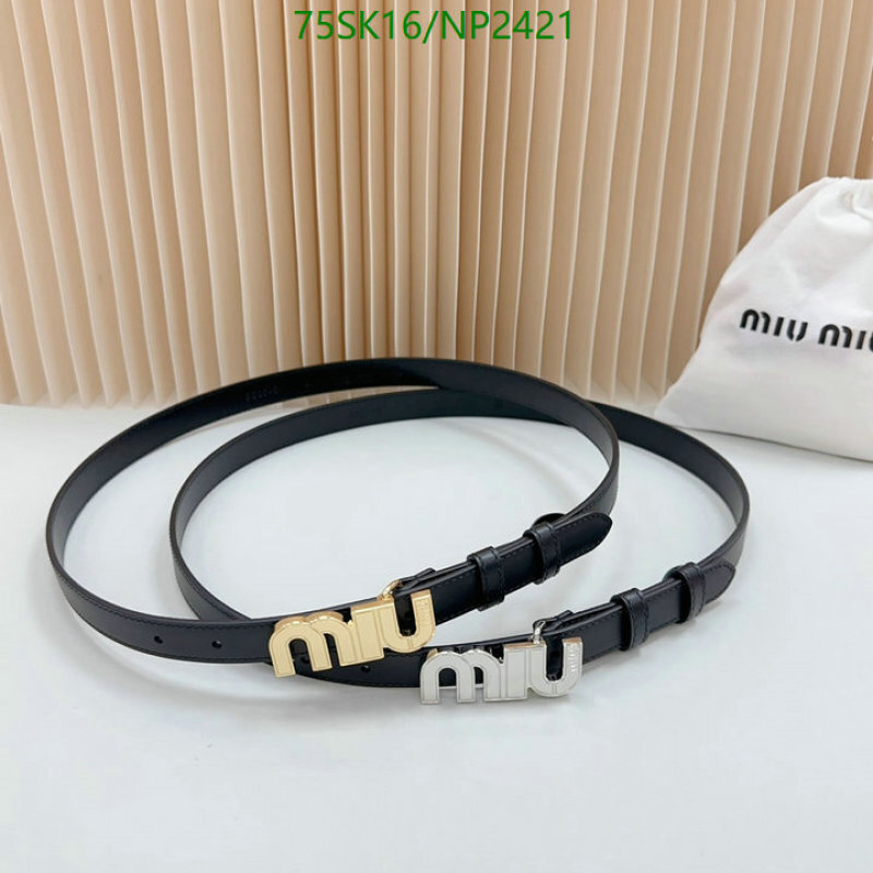 MIU MIU-Belts Code: NP2421 $: 75USD