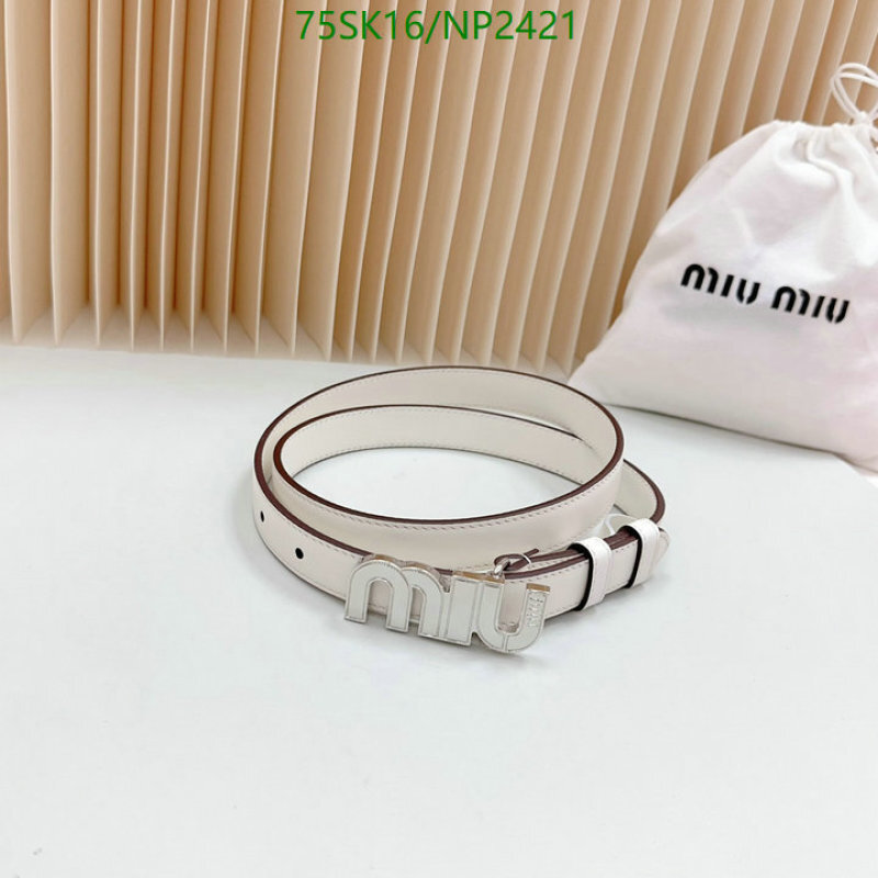 MIU MIU-Belts Code: NP2421 $: 75USD