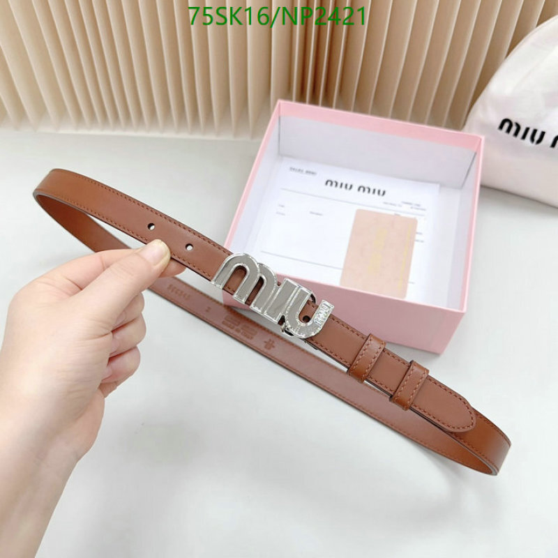 MIU MIU-Belts Code: NP2421 $: 75USD