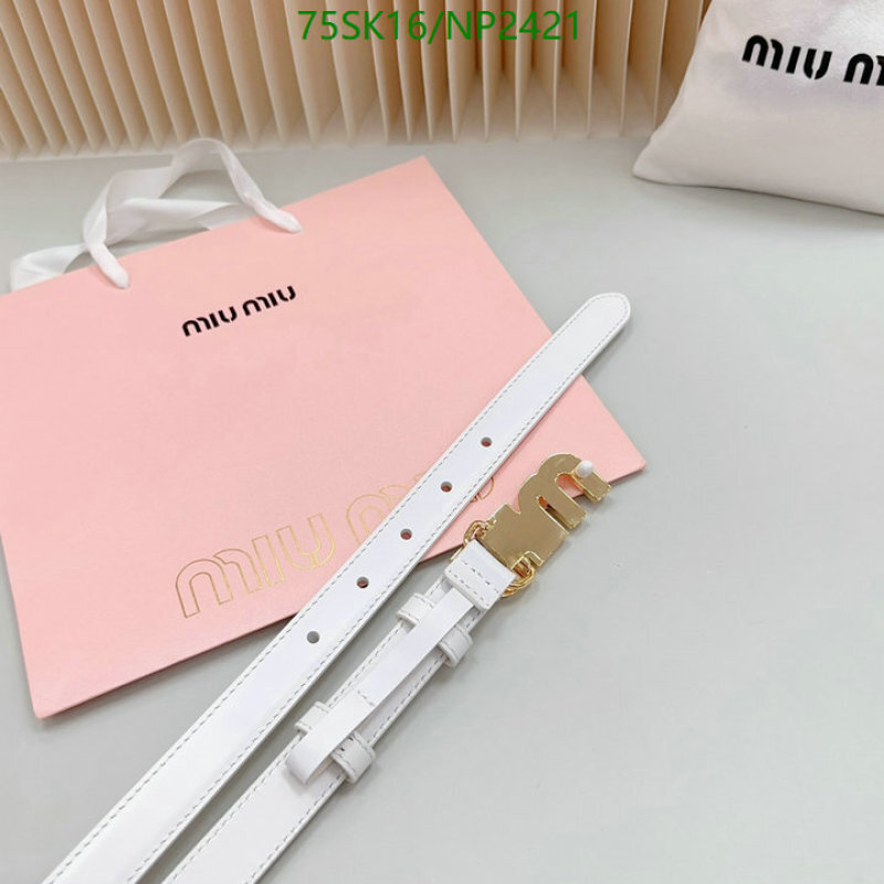 MIU MIU-Belts Code: NP2421 $: 75USD